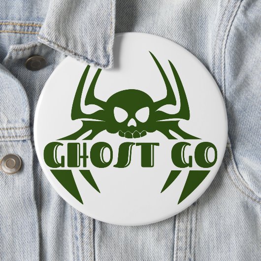 Ghost Go Spooky Jahreszeit Button (Beispiel)