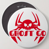 Ghost Go Spooky Jahreszeit Button (Vorne & Hinten)