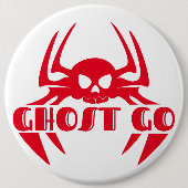Ghost Go Spooky Jahreszeit Button (Vorderseite)