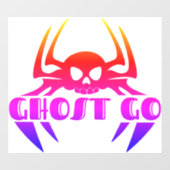 Ghost Go Spooky Jahreszeit Fensteraufkleber (Blatt)