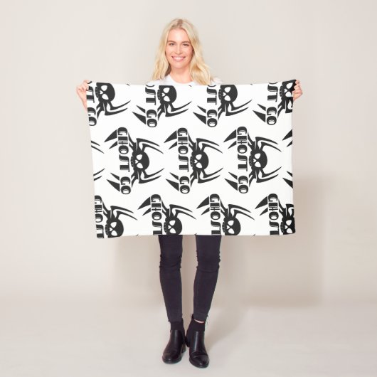 Ghost Go Spooky Jahreszeit Fleecedecke (Beispiel)