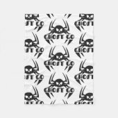 Ghost Go Spooky Jahreszeit Fleecedecke (Vorderseite)