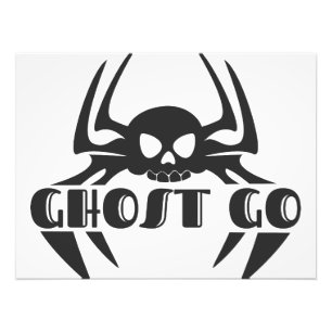 Ghost Go Spooky Jahreszeit Fotodruck