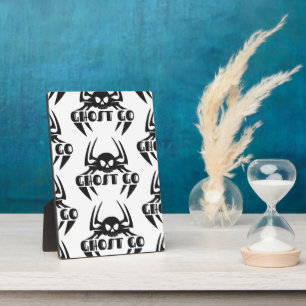 Ghost Go Spooky Jahreszeit Fotoplatte