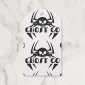 Ghost Go Spooky Jahreszeit Geschenkanhänger (Rückseite)