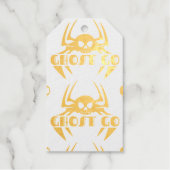 Ghost Go Spooky Jahreszeit Geschenkanhänger (Vorderseite)