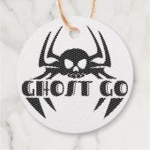 Ghost Go Spooky Jahreszeit Geschenkanhänger (Rückseite)
