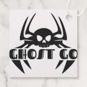 Ghost Go Spooky Jahreszeit Geschenkanhänger (Rückseite)
