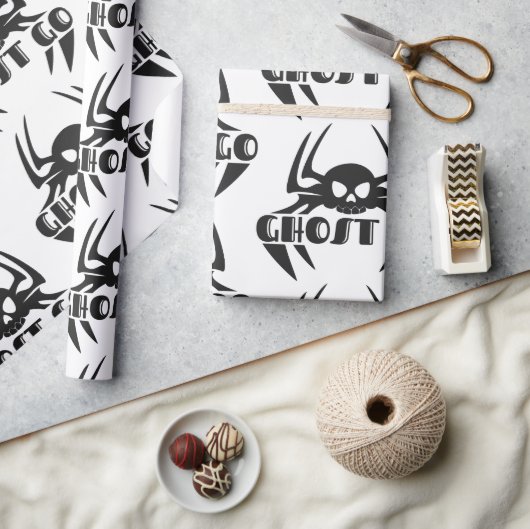 Ghost Go Spooky Jahreszeit Geschenkpapier (Basteln)