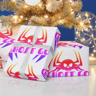 Ghost Go Spooky Jahreszeit Geschenkpapier