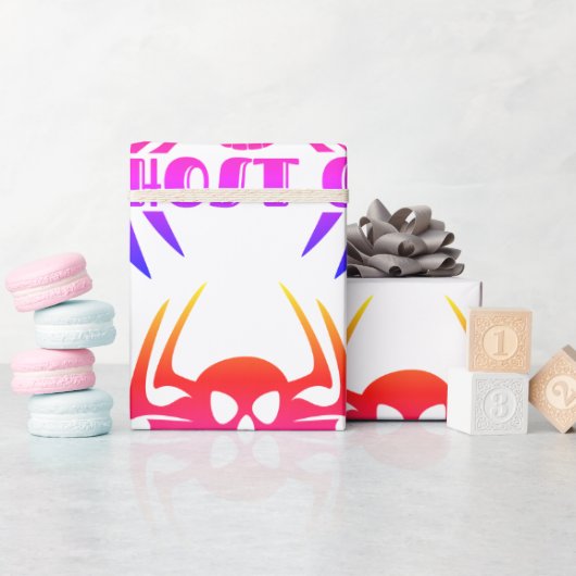 Ghost Go Spooky Jahreszeit Geschenkpapier (Babyparty)