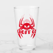 Ghost Go Spooky Jahreszeit Glas (Vorderseite)
