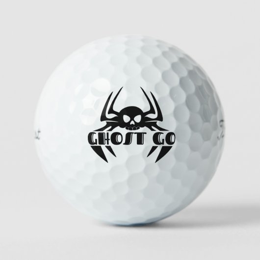 Ghost Go Spooky Jahreszeit Golfball (Vorderseite)