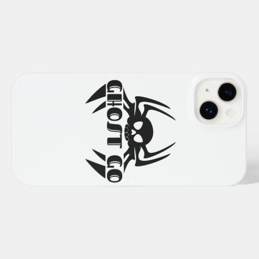 Ghost Go Spooky Jahreszeit iPhone Hülle (Rückseite (Horizontal))