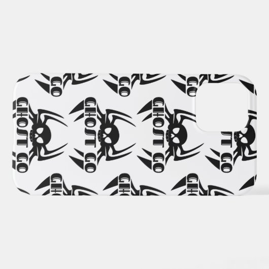 Ghost Go Spooky Jahreszeit iPhone Hülle (Rückseite (Horizontal))