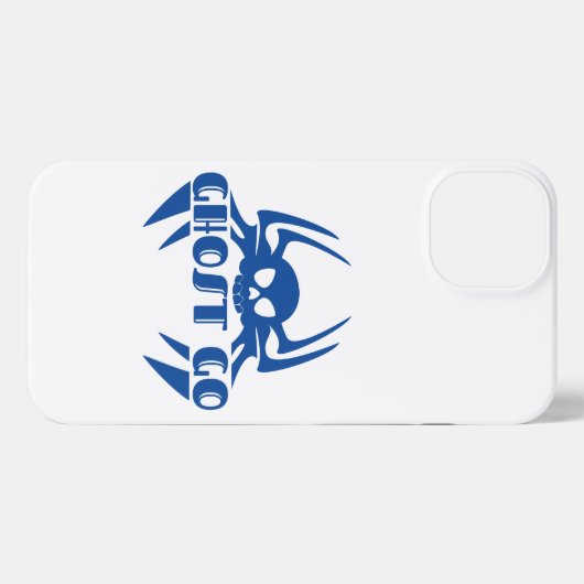 Ghost Go Spooky Jahreszeit iPhone Hülle (Rückseite (Horizontal))