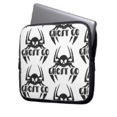 Ghost Go Spooky Jahreszeit Laptopschutzhülle (Vorderseite Links)