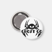 Ghost Go Spooky Jahreszeit Magnet (Vorderseite/Rückseite)