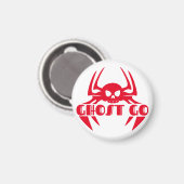 Ghost Go Spooky Jahreszeit Magnet (Vorderseite/Rückseite)