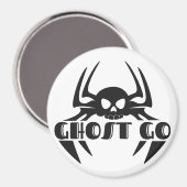Ghost Go Spooky Jahreszeit Magnet (Vorderseite/Rückseite)