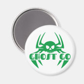 Ghost Go Spooky Jahreszeit Magnet (Vorderseite/Rückseite)