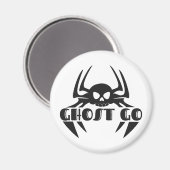 Ghost Go Spooky Jahreszeit Magnet (Vorderseite/Rückseite)