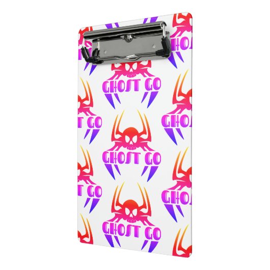 Ghost Go Spooky Jahreszeit Mini Klemmbrett (Gewinkelt2)