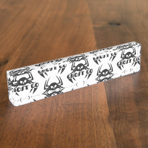 Ghost Go Spooky Jahreszeit Namensplakette