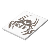 Ghost Go Spooky Jahreszeit Notizblock (Rotiert)