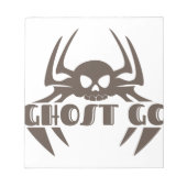 Ghost Go Spooky Jahreszeit Notizblock (Vorderseite)