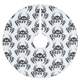 Ghost Go Spooky Jahreszeit Polyester Weihnachtsbaumdecke