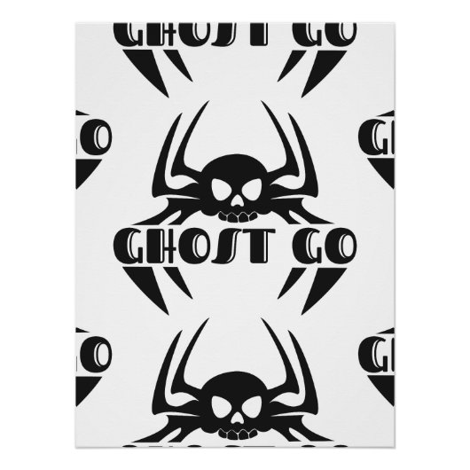 Ghost Go Spooky Jahreszeit Poster (Vorderseite)