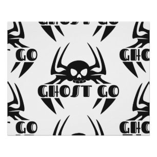 Ghost Go Spooky Jahreszeit Poster