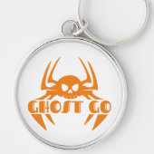 Ghost Go Spooky Jahreszeit Schlüsselanhänger (Vorne)