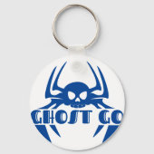 Ghost Go Spooky Jahreszeit Schlüsselanhänger (Vorderseite)