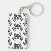 Ghost Go Spooky Jahreszeit Schlüsselanhänger (Rückseite)