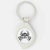 Ghost Go Spooky Jahreszeit Schlüsselanhänger (Vorderseite)