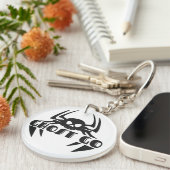 Ghost Go Spooky Jahreszeit Schlüsselanhänger (Vorderseite rechts)