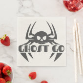 Ghost Go Spooky Jahreszeit Serviette (Beispiel)