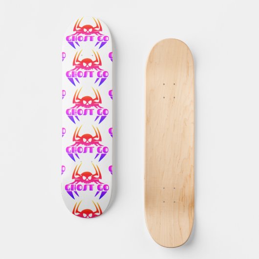 Ghost Go Spooky Jahreszeit Skateboard (Vorderseite)