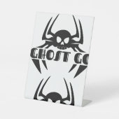 Ghost Go Spooky Jahreszeit Sockelschild (Vorderseite)