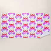 Ghost Go Spooky Jahreszeit Strandtuch (Vorderseite)