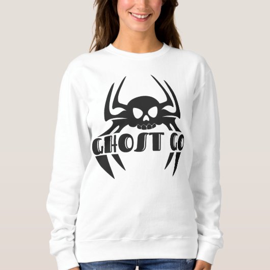 Ghost Go Spooky Jahreszeit Sweatshirt (Vorderseite)
