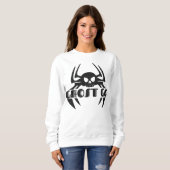 Ghost Go Spooky Jahreszeit Sweatshirt (Vorne ganz)