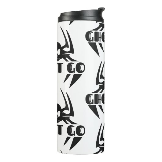 Ghost Go Spooky Jahreszeit Thermosbecher (Nach links gedreht)