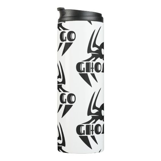 Ghost Go Spooky Jahreszeit Thermosbecher (Nach rechts gedreht)