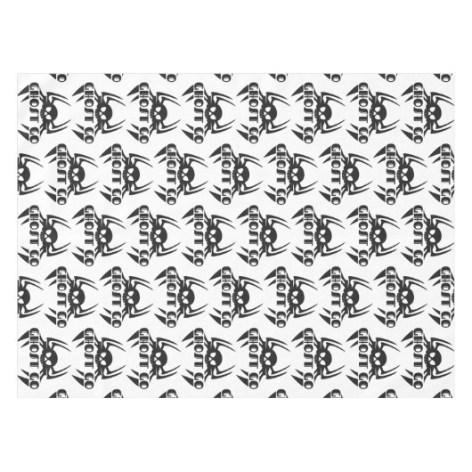 Ghost Go Spooky Jahreszeit Tischdecke (Vorderseite (Horizontal))