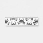 Ghost Go Spooky Jahreszeit Türschild (Vorderseite )