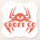 Ghost Go Spooky Jahreszeit Untersetzer (Vorderseite)