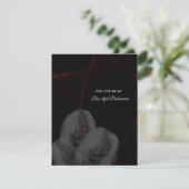 Ghost Gothic Bridesmaid or Groomsmen Proposal card Einladung (Stehend Vorderseite)
